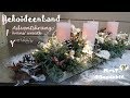 DIY-Weihnachtsdeko: Adventskranz Rosétönen + Stacheldrahtpflanze I Christmas wreath DekoideenLand