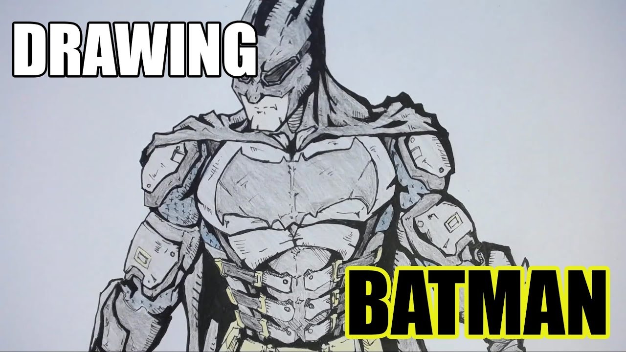 Download Drawing - BATMAN (Tactical Suit) -JUSTICE LEAGUE MOVIE (BEN AFFLECK) - YouTube
