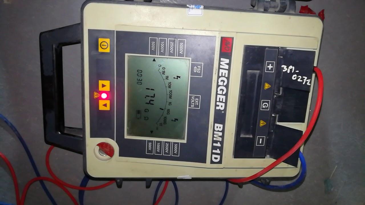 control cable continuity with megger YouTube