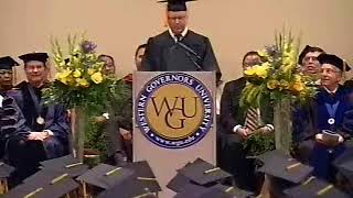 WGU Graduate Speaker, William Sparkman, Winter 2008