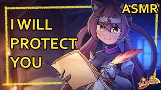 Catgirl Knight Comforts You | ASMR | Personal Attention | [ear cleaning] [writing sounds]