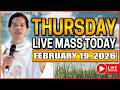 THURSDAY FILIPINO LIVE MASS TODAY II FEBRUARY 19, 2026 II FR. FIDEL ROURA