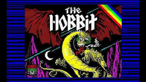 The Hobbit 128K (custom loading screen) - ZX Spectrum