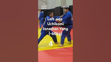 👶🚀 Jonathan Yang (Bro 3) Left side Uchikomi repeating Judo technic #judo #jiujitsu