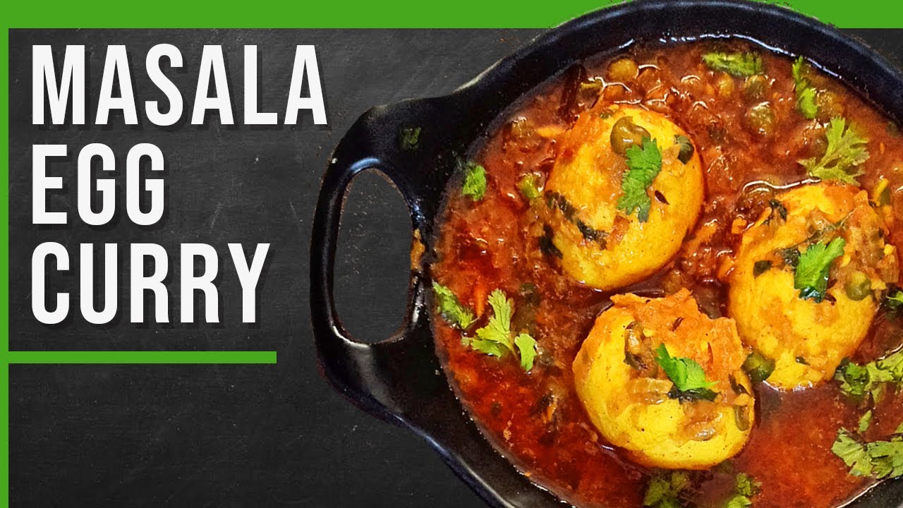Masala Egg Curry Indian Recipe मसाला अंडा करी Spicy Indian Egg