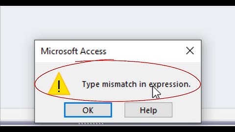 Solve error Type mismatch in expression when update table from another table in MS Access Query