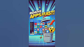 How to Uninstall Apps FAST on Windows! (Easy & Quick Method) #shorts #windows