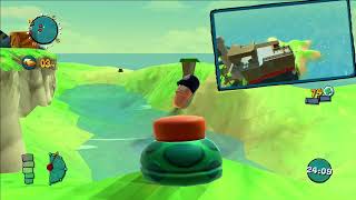 Worms 3D Ultimate Mayhem - Tutorial, campaign, story mode - Walkthrough (no commentary) #22