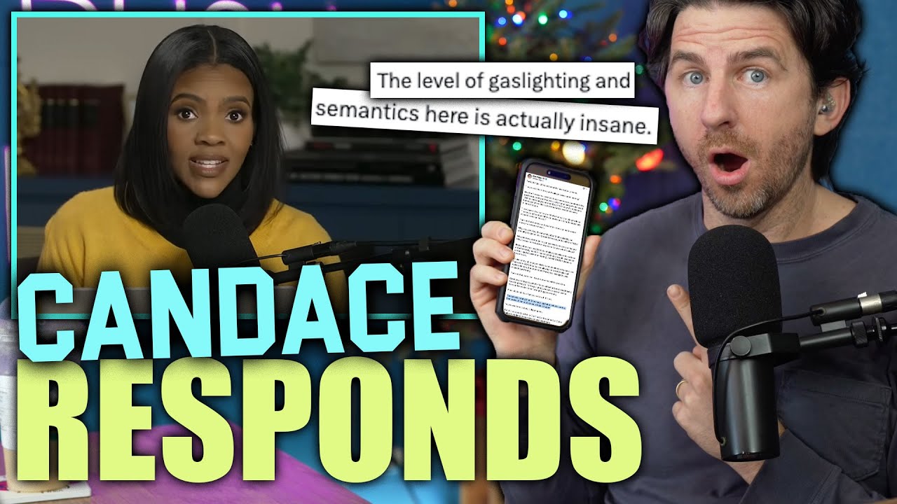 Candace Owens RESPONDS LIVE After Being Called Out On Charlie Kirk Coverage