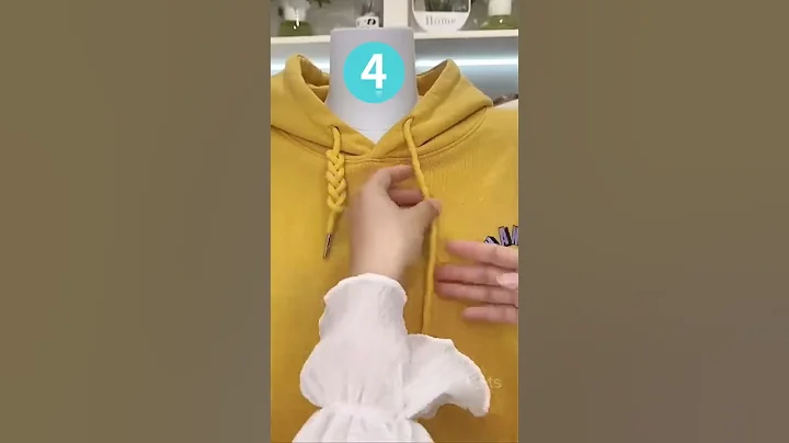Life hacks:5 creative ways to tie hoodie strings/tutorial for easy sweatshirt rope knot/tiktok viral
