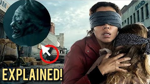 BIRD BOX Barcelona Monsters REVEALED and Explained!!!