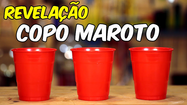 Revelação do DESAFIO do copo maroto