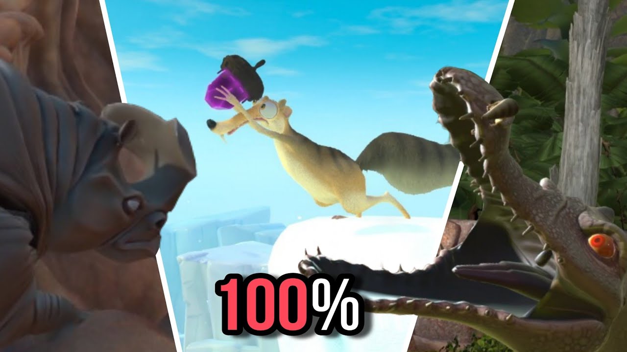 Aku Bermain 100% Ice Age Scrat's Nutty Adventure
