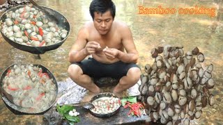 Awesome Cooking Fried Oysters With Lemongrass Recipe - Fried Oysters Recipes - Village Food Factory