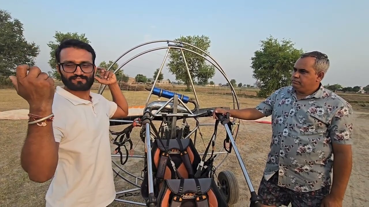 paramotor training day 7 at haryana eagle flying system | how to fly paramotor with training
