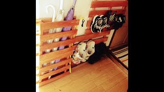 【DIY】100均の商品を使った「玄関収納」が便利でお洒落♡～Convenient and stylish front door storage.