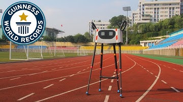 Furthest distance covered by a quadruped robot - Guinness World Records