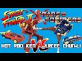 Hot Rod Ken VS Arcee Chun-Li Review - Street Fighter II X Transformers