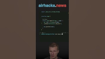 ⚡️Varargs To List #java #shorts #coding #airhacks