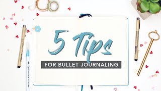 Bullet Journaling for Beginners: 5 Tips