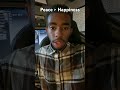 Strive for Peace NOT Happiness #mindset #peace #happiness #psychology #motivation #knowledge #foryou