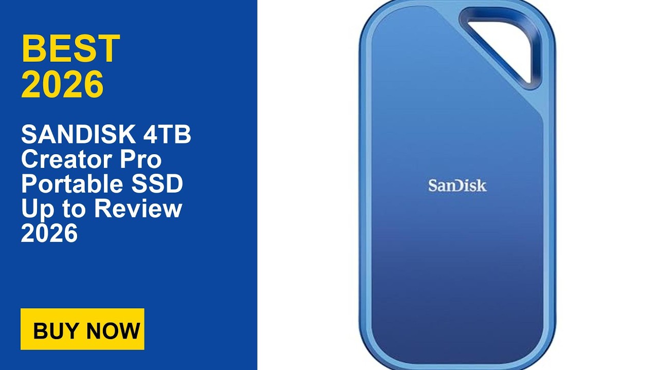 SANDISK 4TB Creator Pro Portable SSD Up to Review 2026 - YouTube