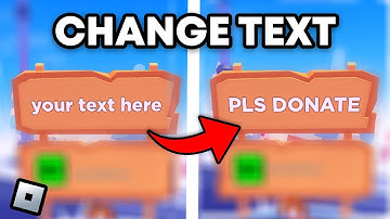 How To Change Text In PLS DONATE (2024) | Quick & Easy