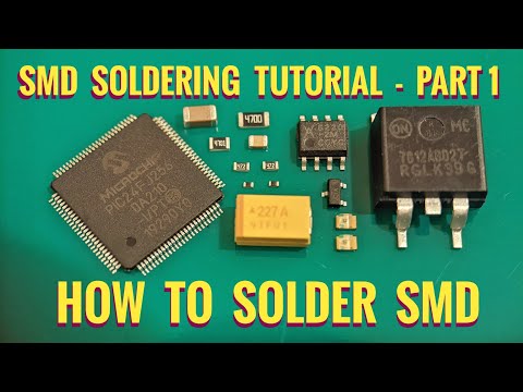 Video: How To Solder Smd