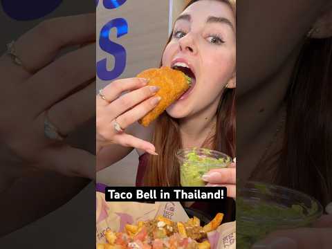Video thumbnail: Everything I ate at Taco Bell in Thailand! #tacobell #thailand #fastfood #tacos #bangkok
