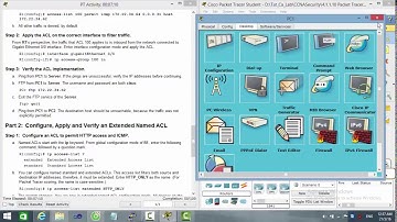 [CCNA Security] 4.1.1.10 Packet Tracer - Configuring Extended ACLs