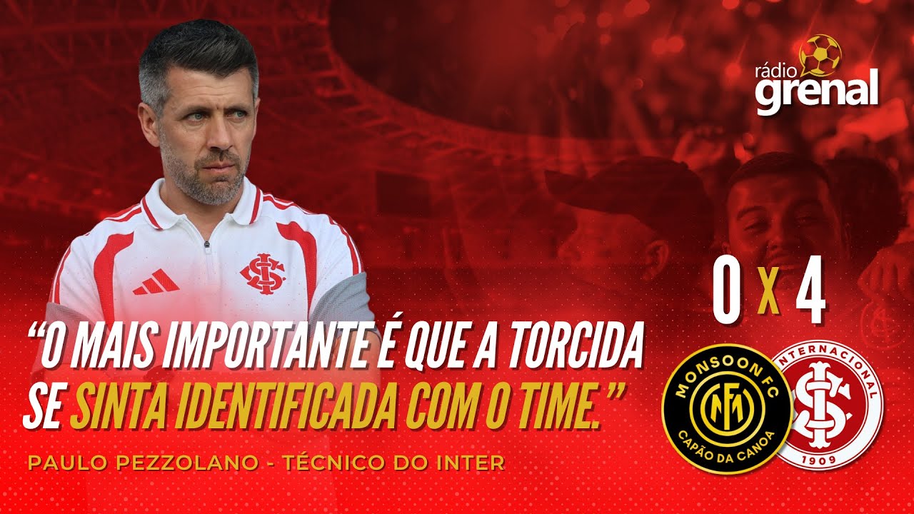 COLETIVA PAULO PEZZOLANO | MONSOON (0) X (4) INTER | GAUCHÃO
