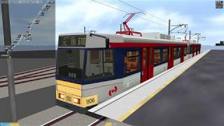 OpenBVE Hong Kong KCR Light Rail Rt.610 (Tuen Mun Ferry Pier - Hospital) | 香港九鐵輕鐵610綫 (屯門碼頭往屯門醫院)