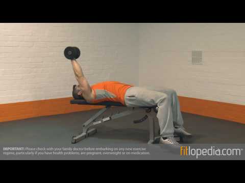 Lying Down Single Arm Dumbbell Pullover