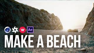 Make a Beach in 40 Minutes inside Cinema 4D & Octane!