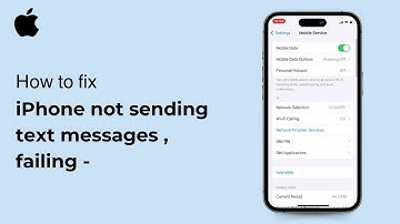 iPhone not sending text messages , failing - Fix ( iOS ) 2024