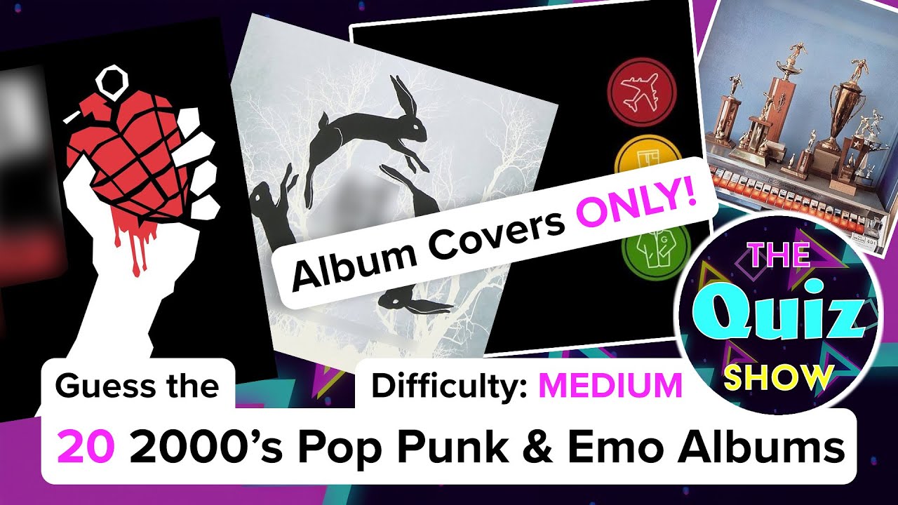 Guess the 2000's Pop Punk & Emo Album (ALBUM ARTWORK ONLY