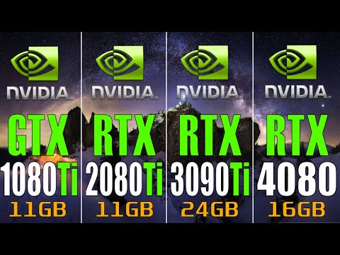 GTX 1080Ti vs RTX 2080Ti vs RTX 3090Ti vs RTX 4080 || PC GAMES TEST ||