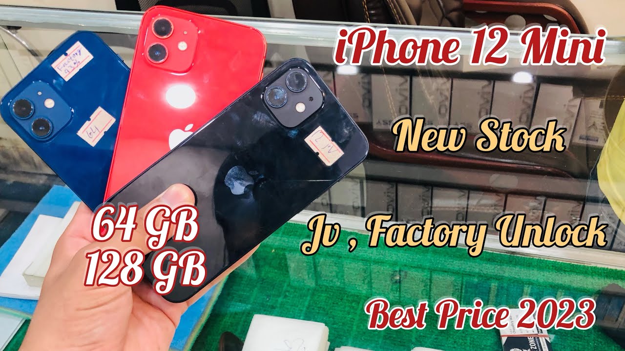 iPhone 12 Mini JV Factory Unlock Model 64 GB / 128 GB / Best