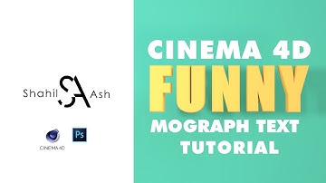 Cinema 4D  mograph text animation tutorial