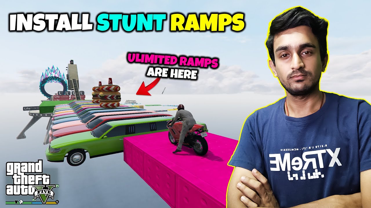 How to Install Stunt Ramp Mods in GTA 5 | Stunt Ramps GTA 5 | Best GTA 5 Parkour & Ramp Mods 2025