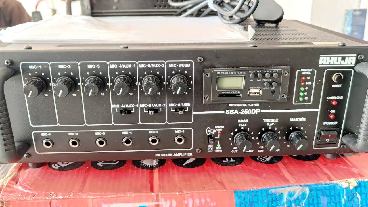 Ahuja SSA250DP amplifier with USB Bluetooth 