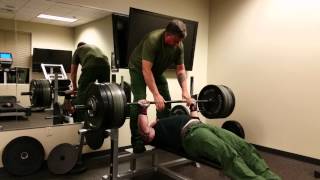 Matt Phelps 550 lb Larsen Press @240 BW