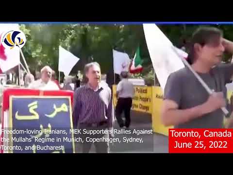 Iranians Rallies Against the Mullahs' Regime in Munich, Copenhagen, Sydney, Toronto, & Bucharest