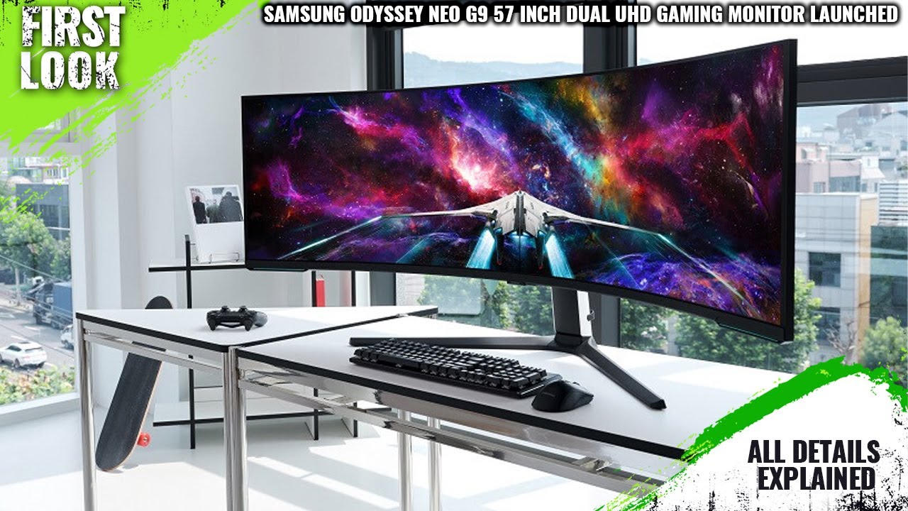 Samsung Odyssey Neo G9 57-inch World's First Dual UHD Gaming Monitor Launched - All Details Here