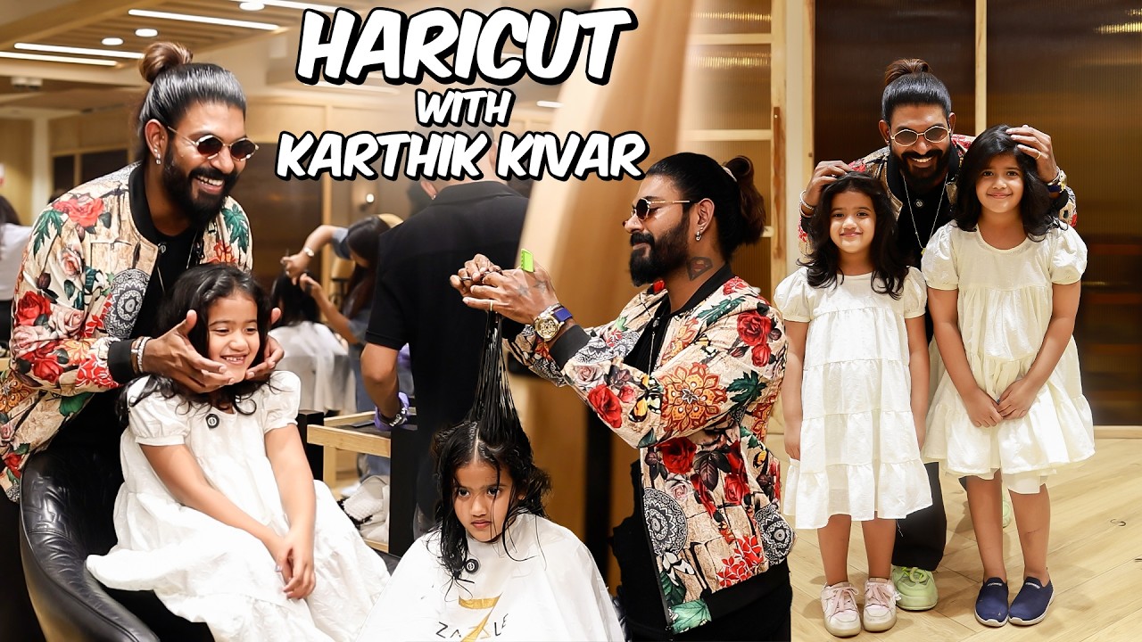 Hair Cut with Karthik Kivar🤩 | Cutest Transformation🥰 | Asifa Azar