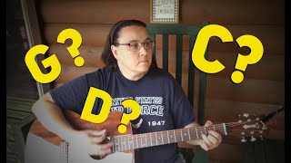 Banjo Play Along | Guitar Chord Recognition | Boil Them Cabbage Down