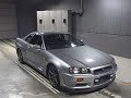 NISSAN SKYLINE 1999 MODEL BNR34 GT R 6 SPEED MANUAL GEAR RB 26 JAPAN ID 6637