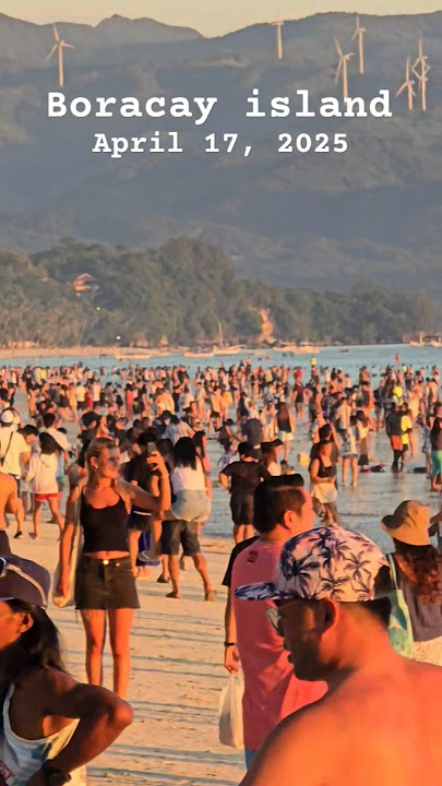 Boracay island April 17, 2025 #beach #boracayisland #philippines #boracay #discoverph
