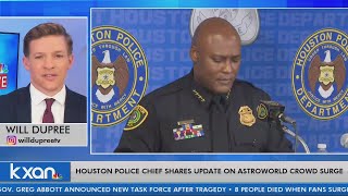 Chief says Houston police can handle investigation into deadly Astroworld crowd surge