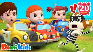 Stop Right There, Naughty Monkeys! | Police Song &amp; More | Kids Songs, Nursery Rhymes | LEFUN Kids TV